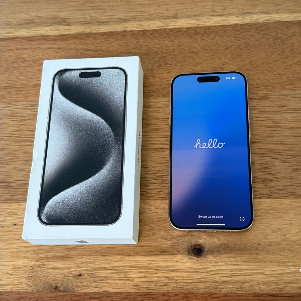 Apple iPhone 15 Pro | White Titanium | 256 GB | Unlocked
